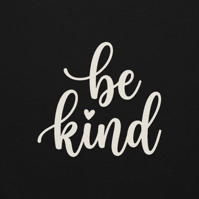 Be Kind Script Pullover Hoodie, Women's, print close-up
