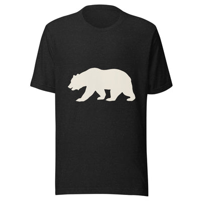 California Bear Graphic T-Shirt, front, black with cream print