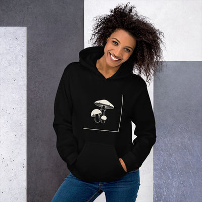 Mushroom Line Trio Pullover Hoodie, Men's, on a model
