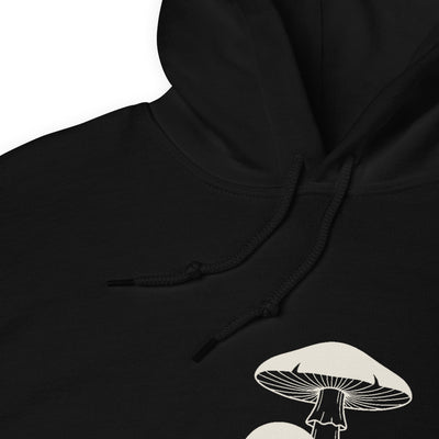 Mushroom Line Trio Pullover Hoodie, Women's, fabric detail