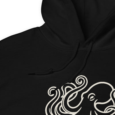 Octopus Art California Pullover Hoodie, Men's, fabric detail