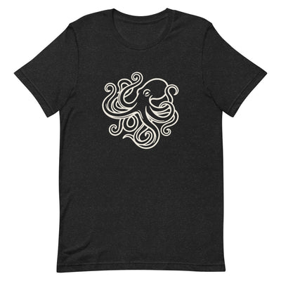 Octopus Art California Graphic T-Shirt, Men's, flat lay