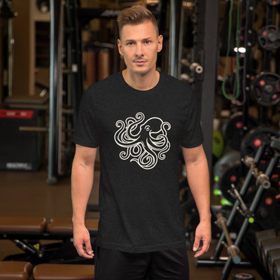 Octopus Art California Graphic T-Shirt, Men's, on a model