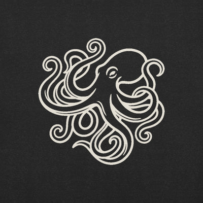 Octopus Art California Graphic T-Shirt, print close-up