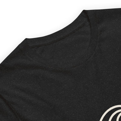 One-Line Wave California Graphic T-Shirt, Women's, fabric detail