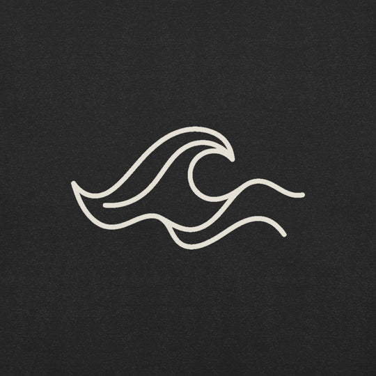 One-Line Wave California Graphic T-Shirt, Women's, print close-up