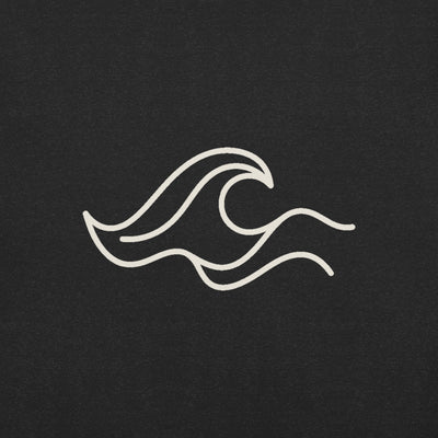 One-Line Wave California Graphic T-Shirt, print close-up