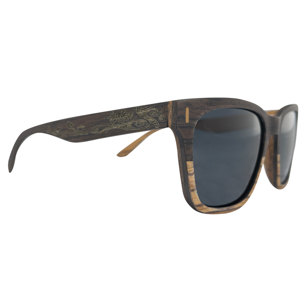 Cali Life Co. Gold Country polarized UV400 eco-friendly sunglasses designed in San Diego CA
